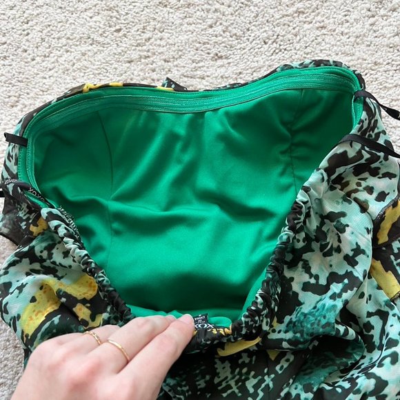 Strapless XOXO ruffle and roosh top - Picture 3 of 4